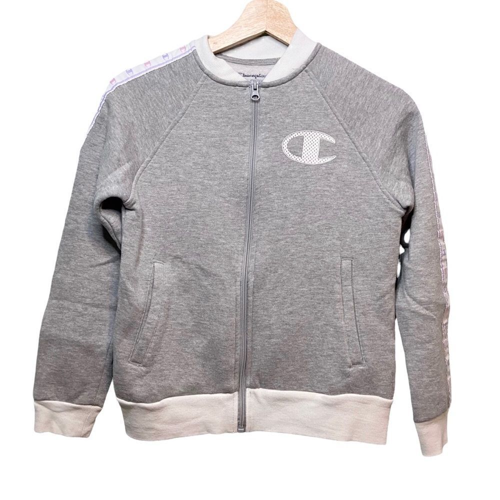 Champion Authentic Athleticwear Front Zip Sweater Jacket in Girl Size Large
